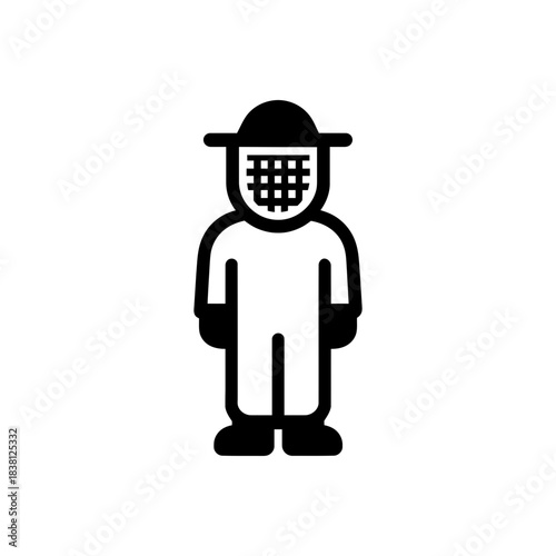 Beekeeper Protective Suit Uniform Icon