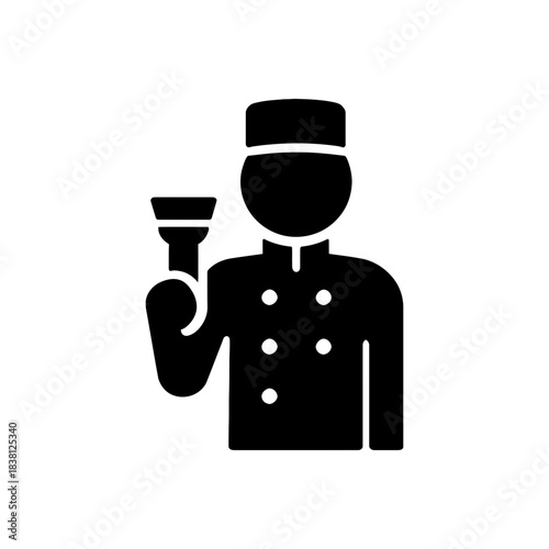 Cinema Usher Service Uniform Icon