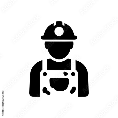 Coal Miner Safety Uniform Icon