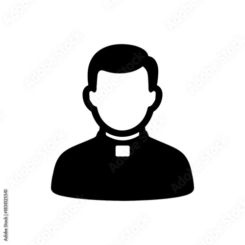 Catholic Priest Religious Pastor Icon