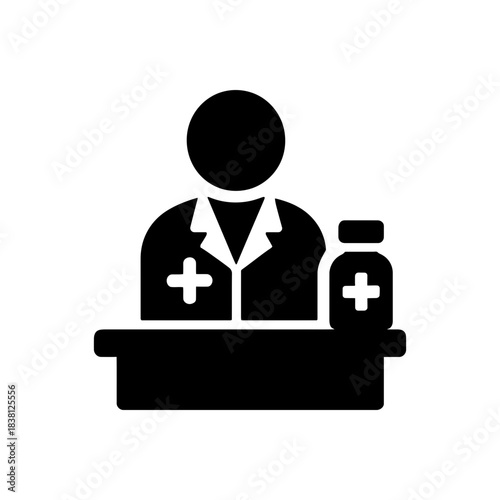 Medical Pharmacy Chemist Doctor Icon