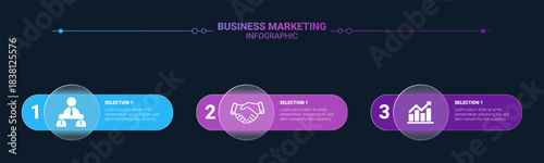 Modern Business Marketing Infographic Template for Strategic Planning and Step-by-Step Process Visualization