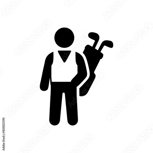 Golf Course Player Golfer Icon