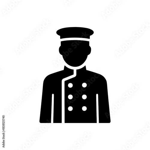 Hotel Bellhop Doorman Concierge Icon