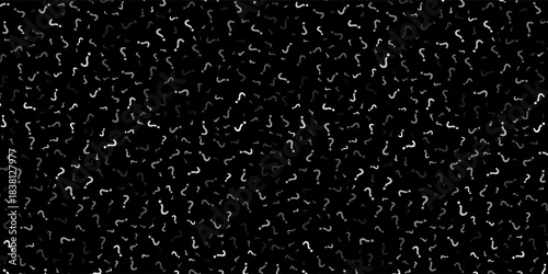 Question mark Seamless Dark pattern. Seamless repeating tiling question flat pattern. Question marks design for social media quiz, survey or poll. EPS Vector
