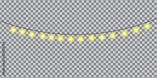 Abstract yellow light burst with color gradients