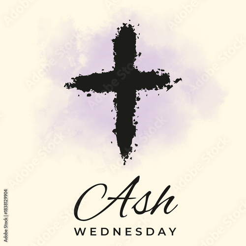 Ash Wednesday celebration design
