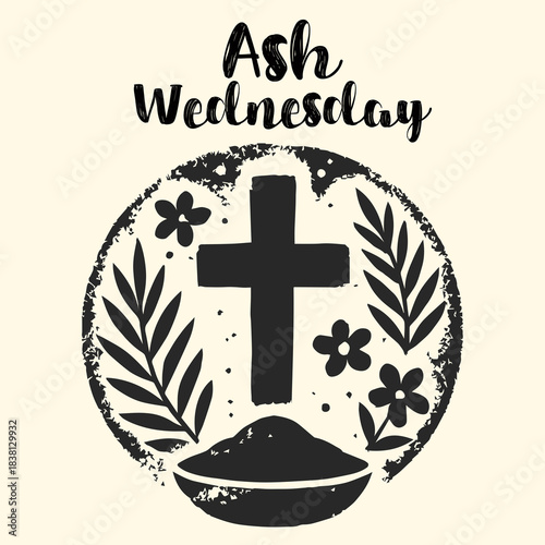 Ash Wednesday celebration design