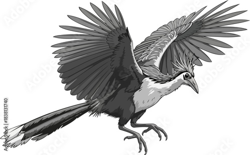 feathered authority dynamic apex hunters grace captured in flight illustration, isolated on transparent background