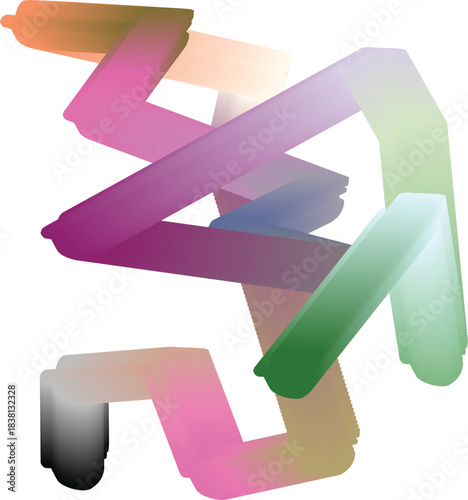 An energetic and expressive abstract illustration composed of bold