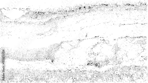 Abstract black and white gritty grunge texture overlay with noise for a distressed vintage background