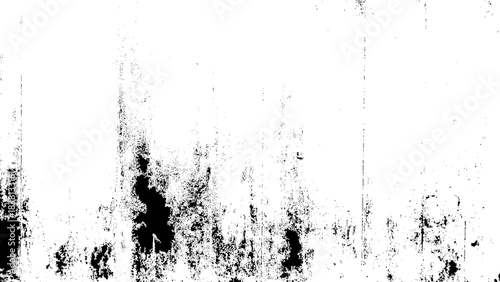 Abstract Black and White Grunge Overlay Texture with Distressed Scratched Elements for Creative Digital Design Projects