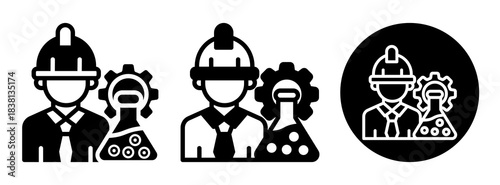 Biomedical Engineering Icon Collection Glyph & Mixed Style