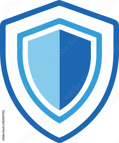 Spotless shield badge icon with clean design elements
