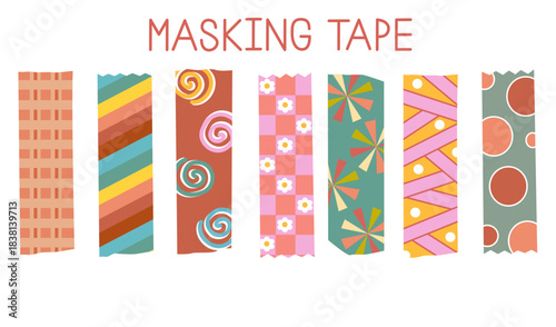 Masking tape washi tape japanese tape bullet journal planner elements