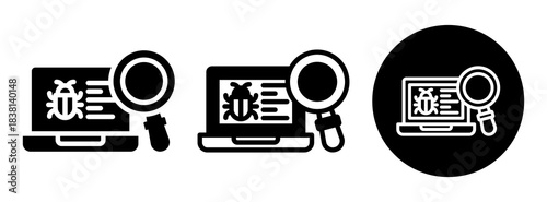 Debugging Icon Collection Glyph & Mixed Style