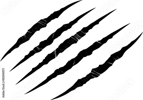 Claw Mark Scratch Vector Illustration