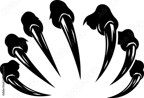 Claw Mark Scratch Vector Illustration