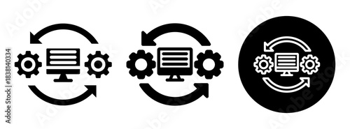 Operating System Icon Collection Glyph & Mixed Style