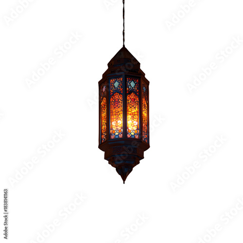 Ornate Moorish Lanterns in Archway