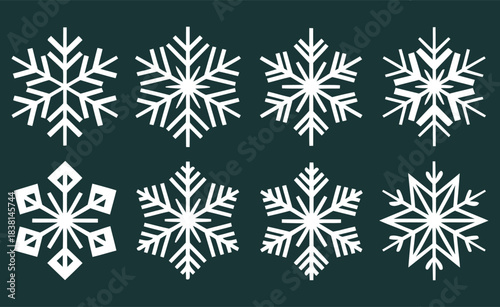 Stunning Geometric Snowflakes for Winter-Themed Crafting and Decor