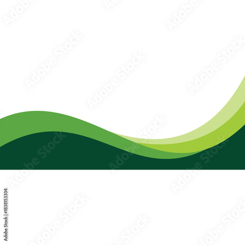 Green wave border