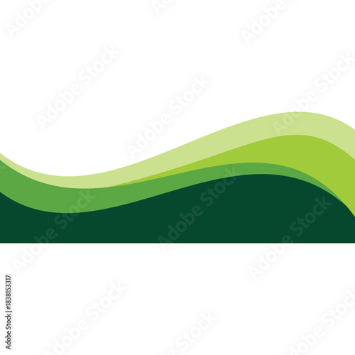 Green wave border