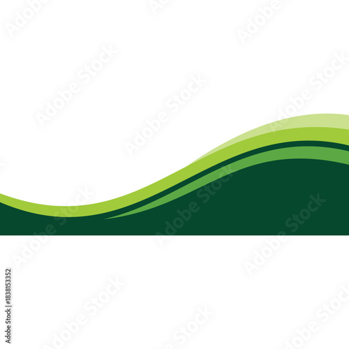 Green wave border
