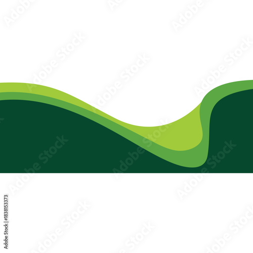 Green wave border