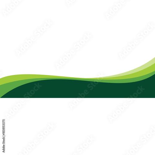 Green wave border
