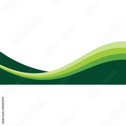 Green wave border