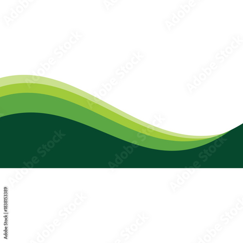 Green wave border