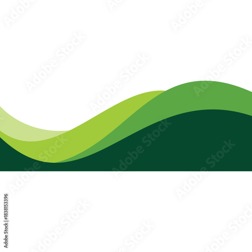 Green wave border