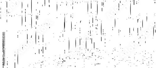 black and white glitch noise texture vector broken transmission. Glitch background. Abstract screen with noise effect. Glitchy noisy background texture with distorted screen pixel overlay effect.