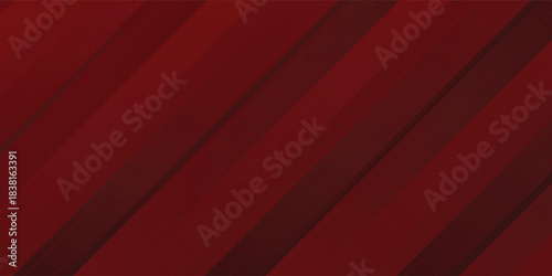 Abstract simple dark red gradient illustration background with 3d look overlap square with shadow and line pattern. Cool design and luxury. Eps10 vector