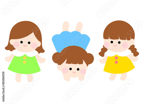 かわいい女の子の立ち絵