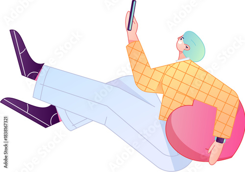 A relief illustration of a figure holding a caring hand, embodying the act of sharing affection.
