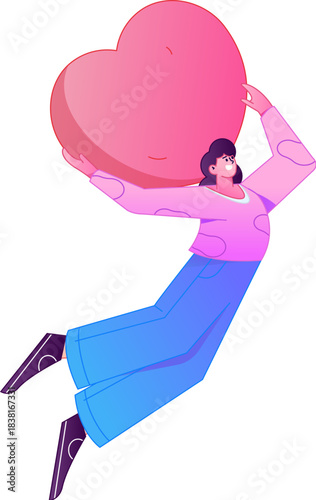 A relief illustration of a figure holding a caring hand, embodying the act of sharing affection.
