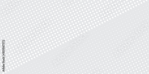 Modern dot silver halftone gradient texture. Vanishing polka dot background. Repeating dots gradation art modern simple