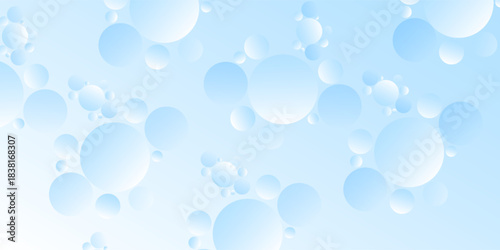 Modern geometric background gradient soft light blue bokeh for Graphic Business background hitech abstract modern design