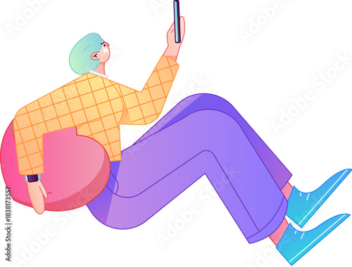 A relief illustration of a figure holding a caring hand, embodying the act of sharing affection.
