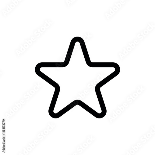 Star icon - minimal outline