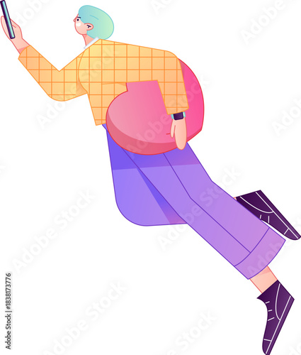 A relief illustration of a figure holding a caring hand, embodying the act of sharing affection.
