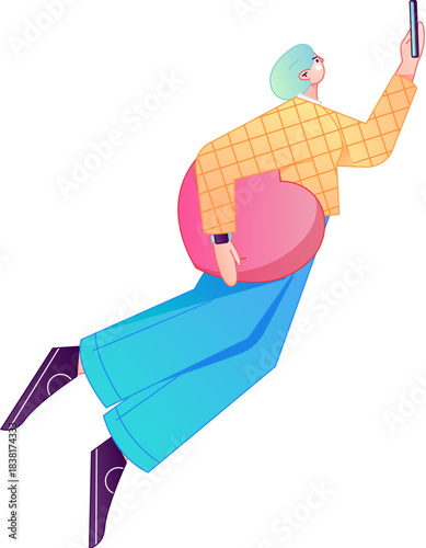 A relief illustration of a figure holding a caring hand, embodying the act of sharing affection.
