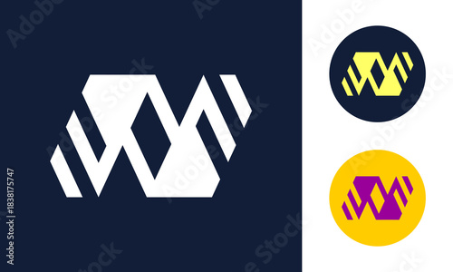 N letter logo for brand and company sign