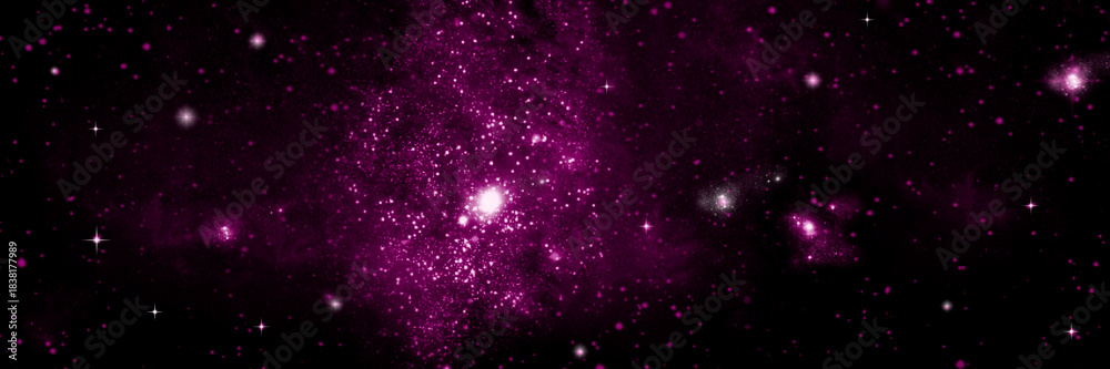 Fototapeta premium galaxy in a free space.