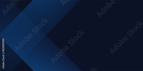 Blue black abstract background geometry shine and layer element vector for presentation design. Suit for business, corporate, institution, party, festive, seminar, and talks