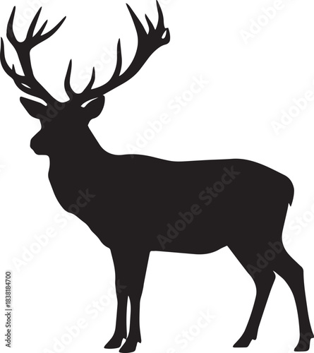 deer silhouette vector