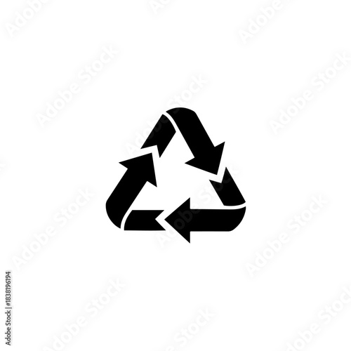 The Universal Recycling Symbol Representing Sustainable Practices and Resource Recovery