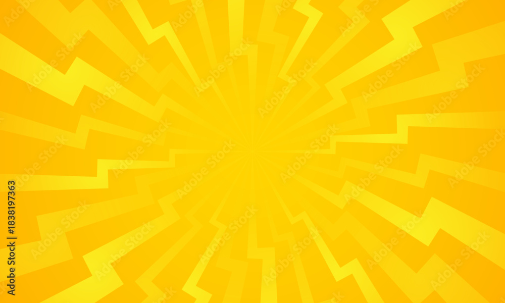 Fototapeta premium Orange gradient ray burst dot style background vector design